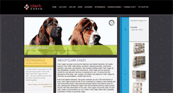 Desktop Screenshot of clarkcages.com